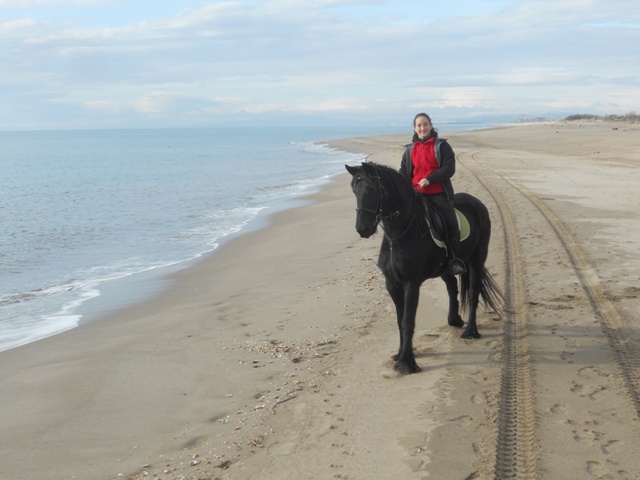 randonnee cheval serignan plage